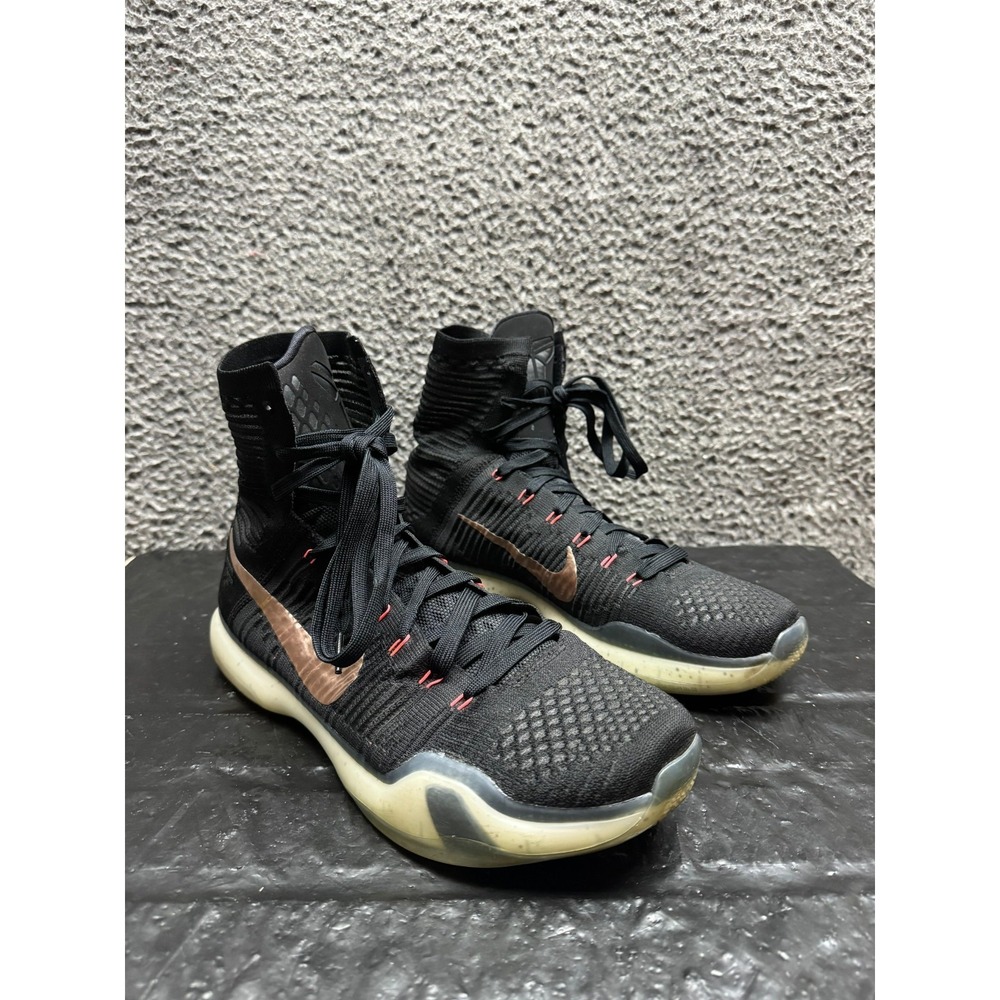 Nike Kobe 10 Elite High Rose Gold Pack‎ Basketball Shoes 718763-091 Mens 12 US